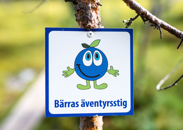 Sign with Bärra and the text
